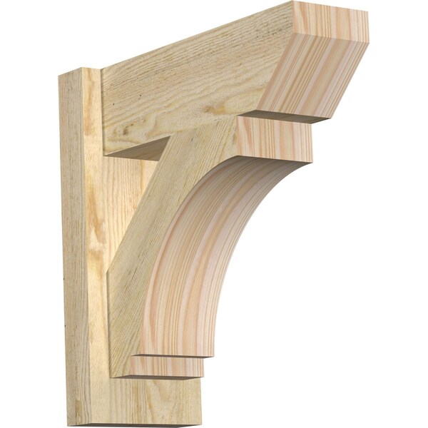 Ekena Millwork Imperial Slat Rough Sawn Outlooker, Douglas Fir, 6"W x 16"D x 16"H OUT06X16X16IMP06RDF - main